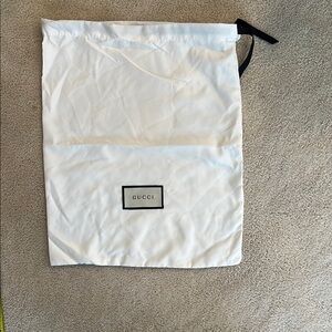 Gucci White Dust Bag